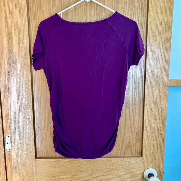 Bundle of 3 Maternity T Shirts Size Medium - Turquoise Purple White - Picture 11 of 11